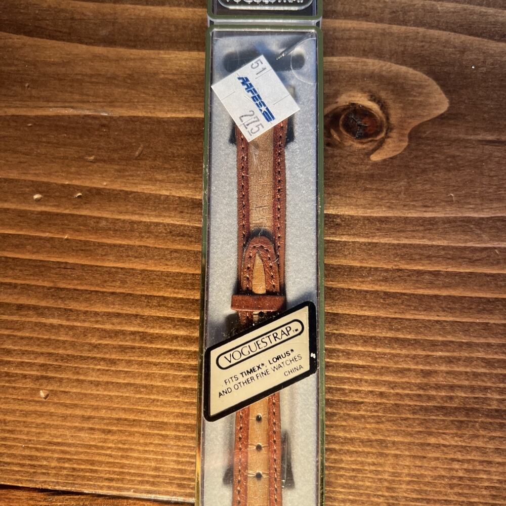 Voguestrap Watch Band Genuine Leather Fits Times, Lotus, And Others